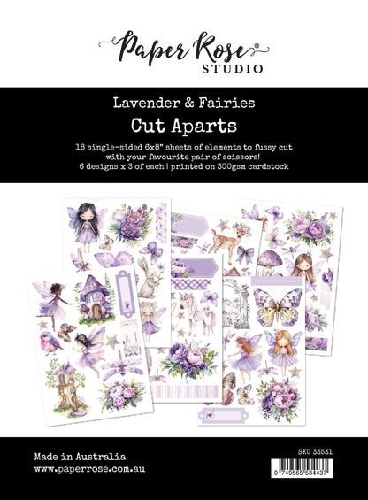 Lavender & Fairies Cut Aparts Paper Pack 33531