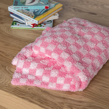 Couverture pour tout-petit à carreaux imprimés Cotton Candy