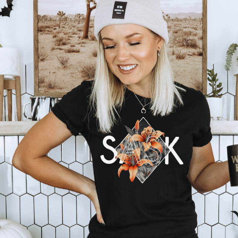 SASK Diamond Unisex T-shirt | Saskatchewan Clothing