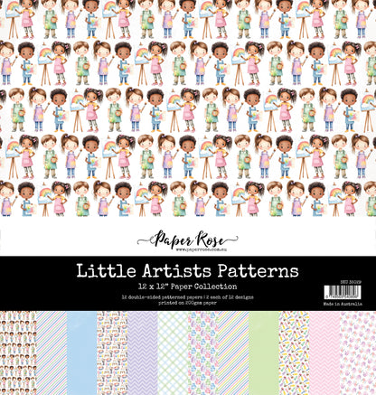 Little Artists Patterns 12x12 Paper Collection 35029