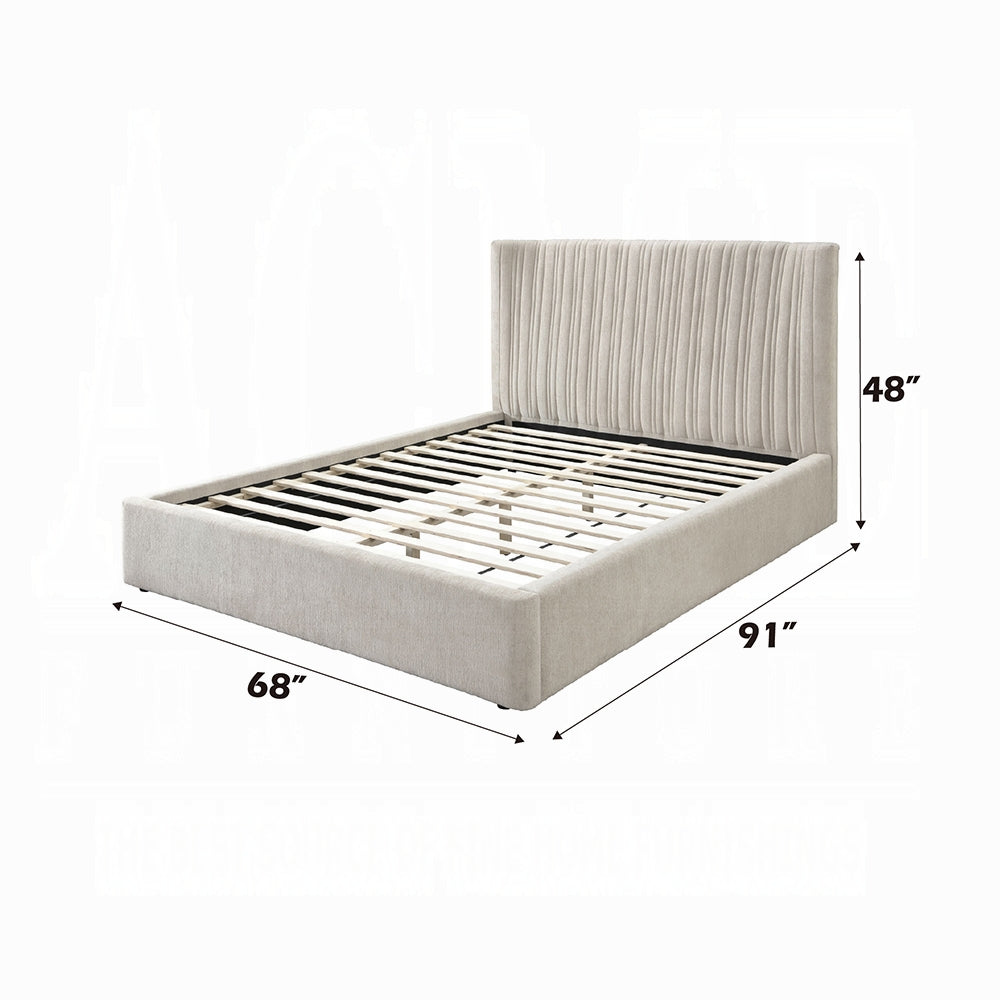 Lit rembourré Loren - Beige