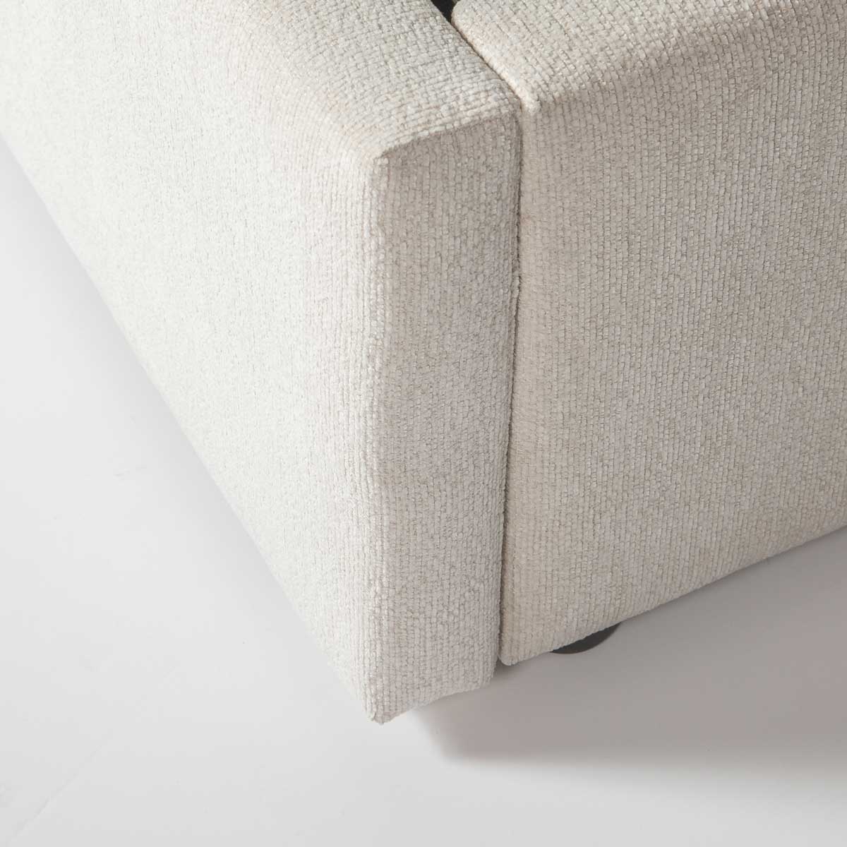 Lit Angie tiroir de rangement moderne – Crème