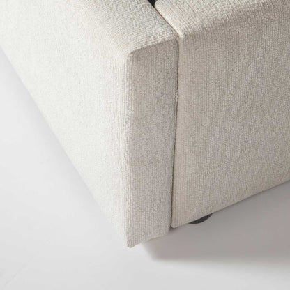Lit Angie tiroir de rangement moderne – Crème