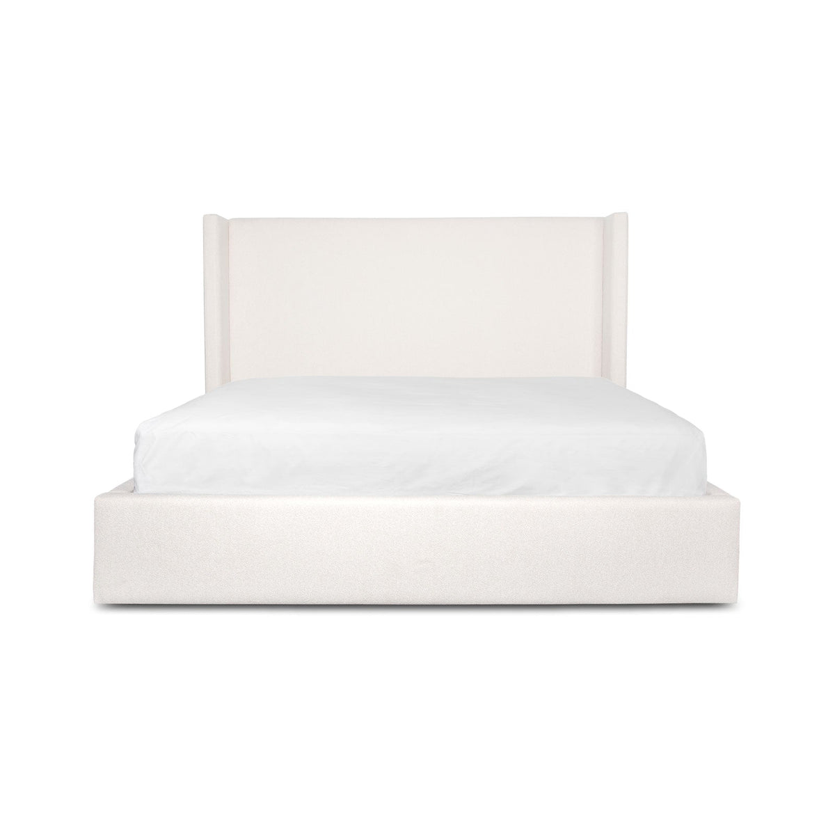 Lit Angie tiroir de rangement moderne – Crème