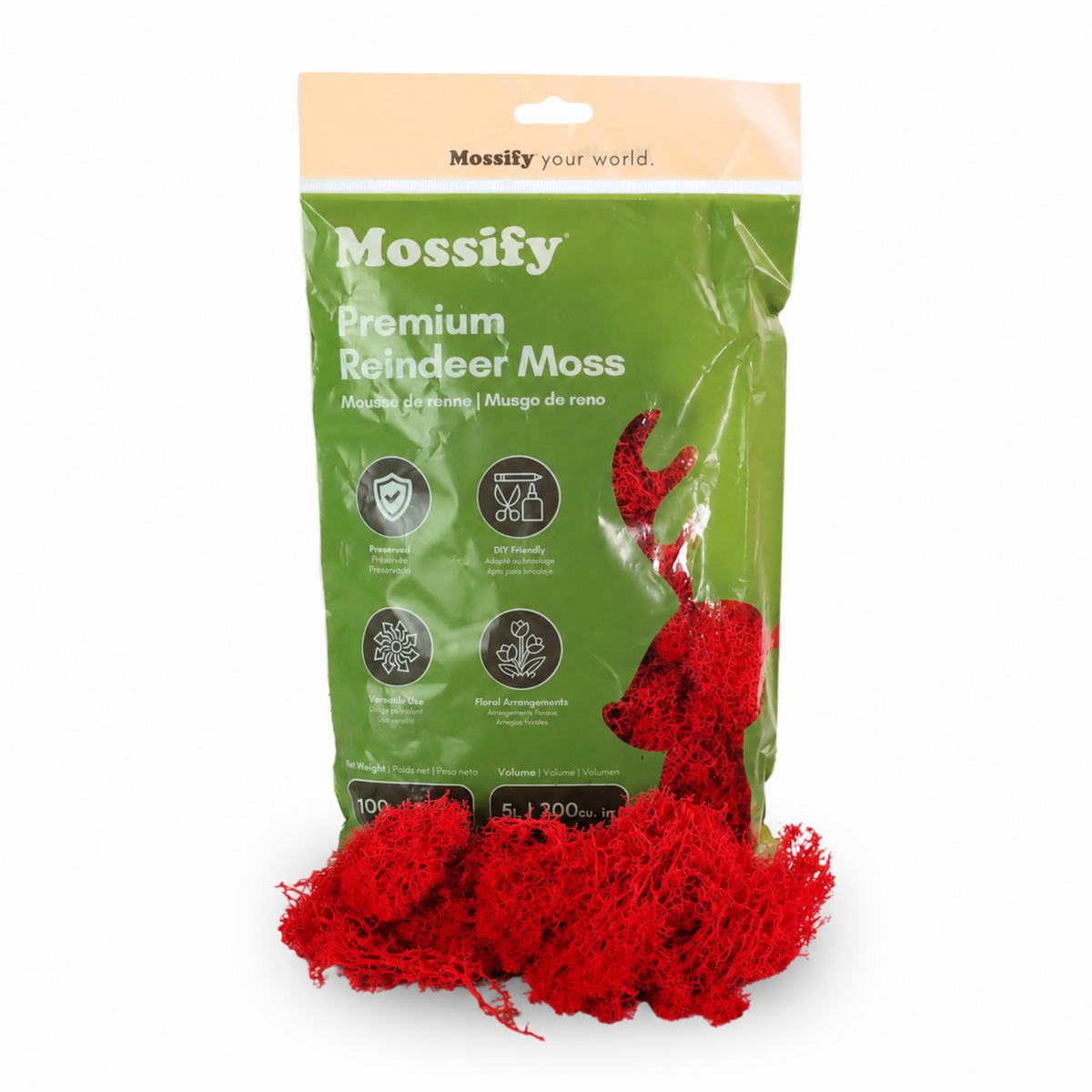 Premium Reindeer Moss Bag