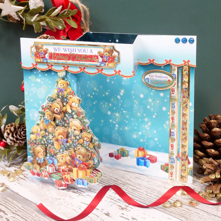 Un très joyeux Noël ensemble de découpes prédécoupées – Noël ours et Bénédictions d'hiver