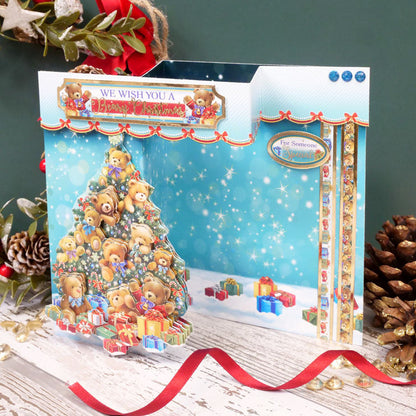 Un très joyeux Noël ensemble de découpes prédécoupées – Noël ours et Bénédictions d'hiver