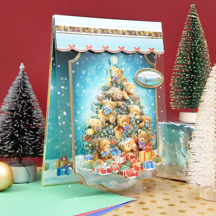 Un très joyeux Noël ensemble de découpes prédécoupées – Noël ours et Bénédictions d'hiver