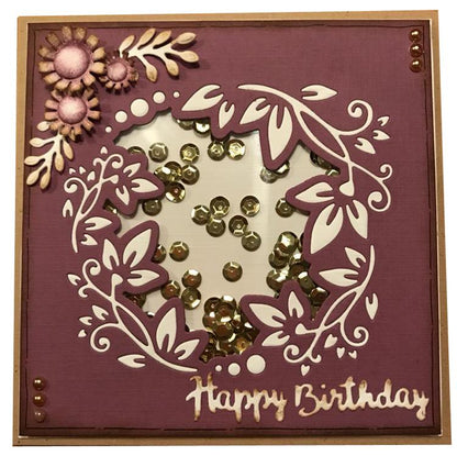 Matrice de découpe multi-cadres Nellies Choice - Joyeux Anniversaire