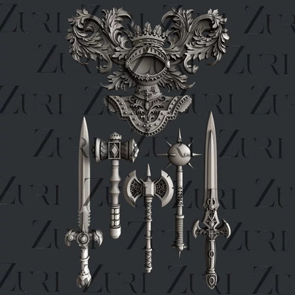 Zuri Designs Équipement médiéval