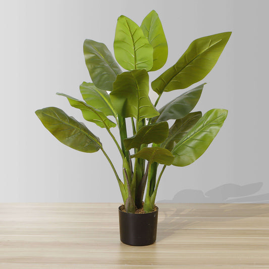 Miki Spathiphyllum Artificiel Feuille Plante en Pot 90 cm