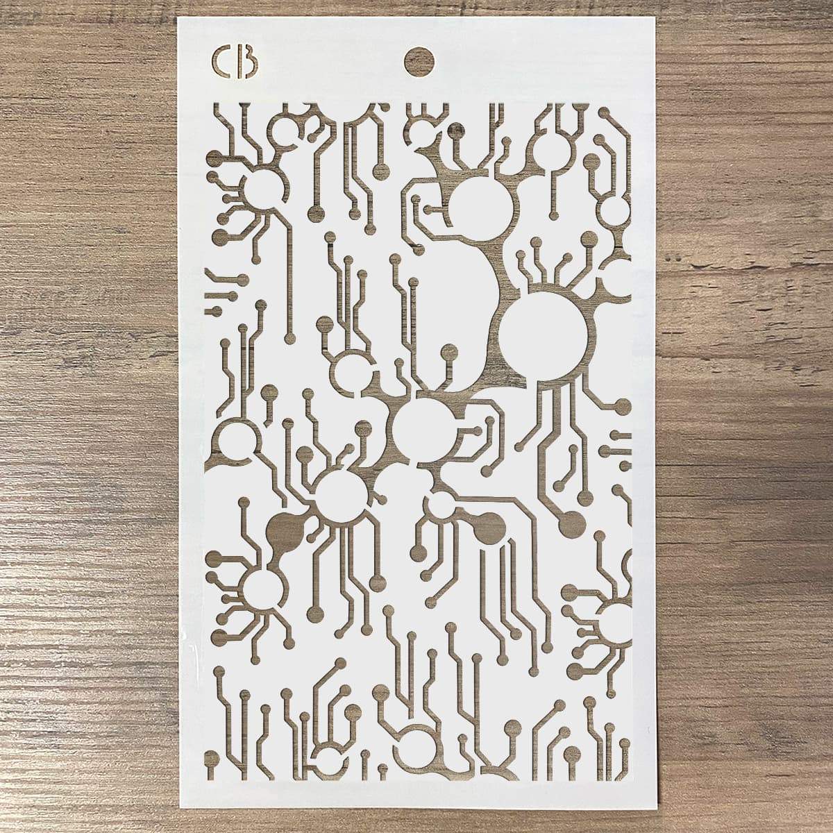 Pochoir de texture 12,7 x 20,3 cm Métro