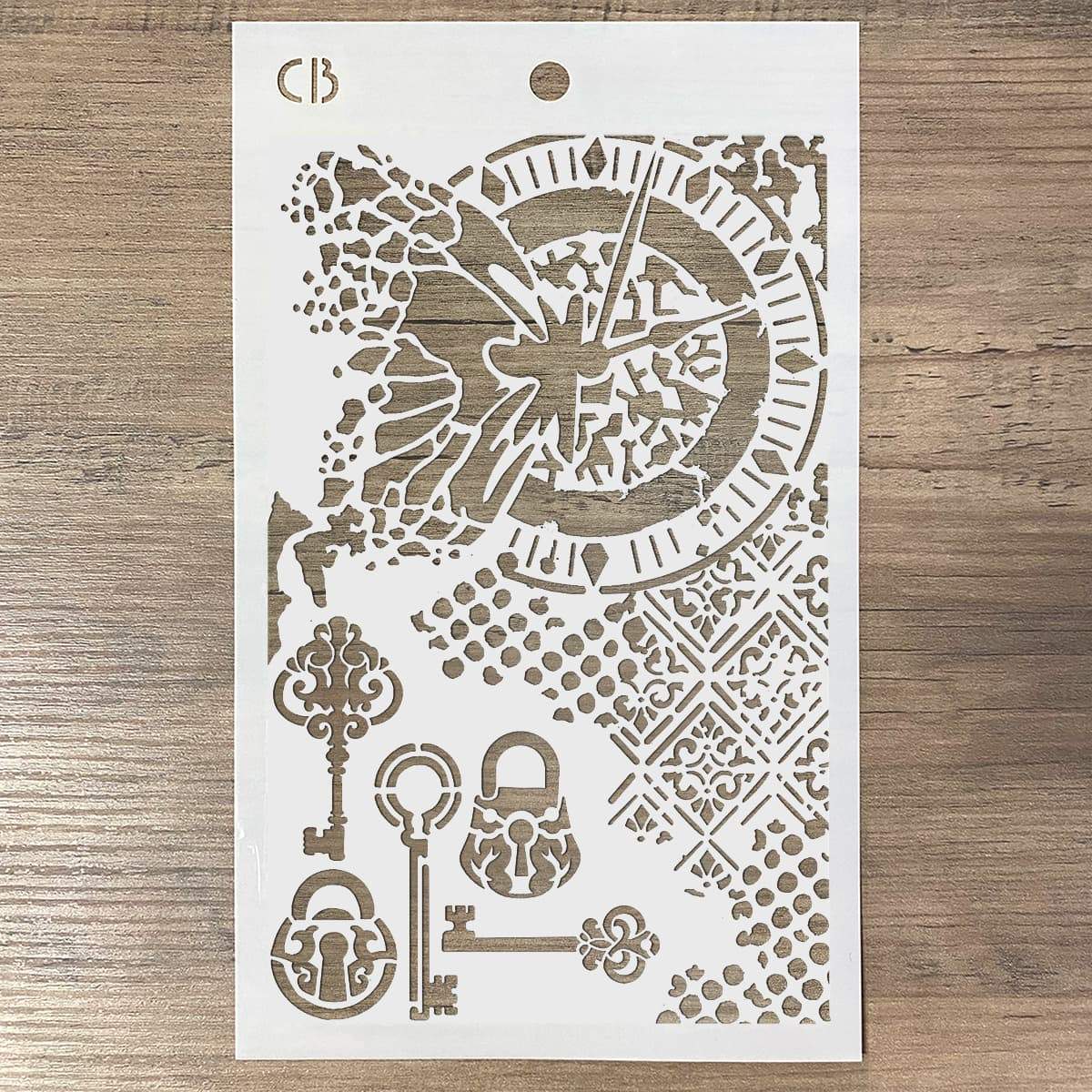 Pochoir de texture 12,7 x 20,3 cm Inarrêtable
