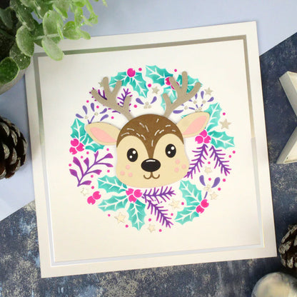 For the Love of Masks - Festive Wreath & Corners