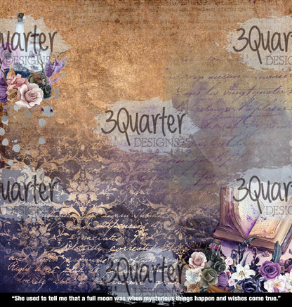 Lot de papiers 30x30 cm Collection Magic Potion