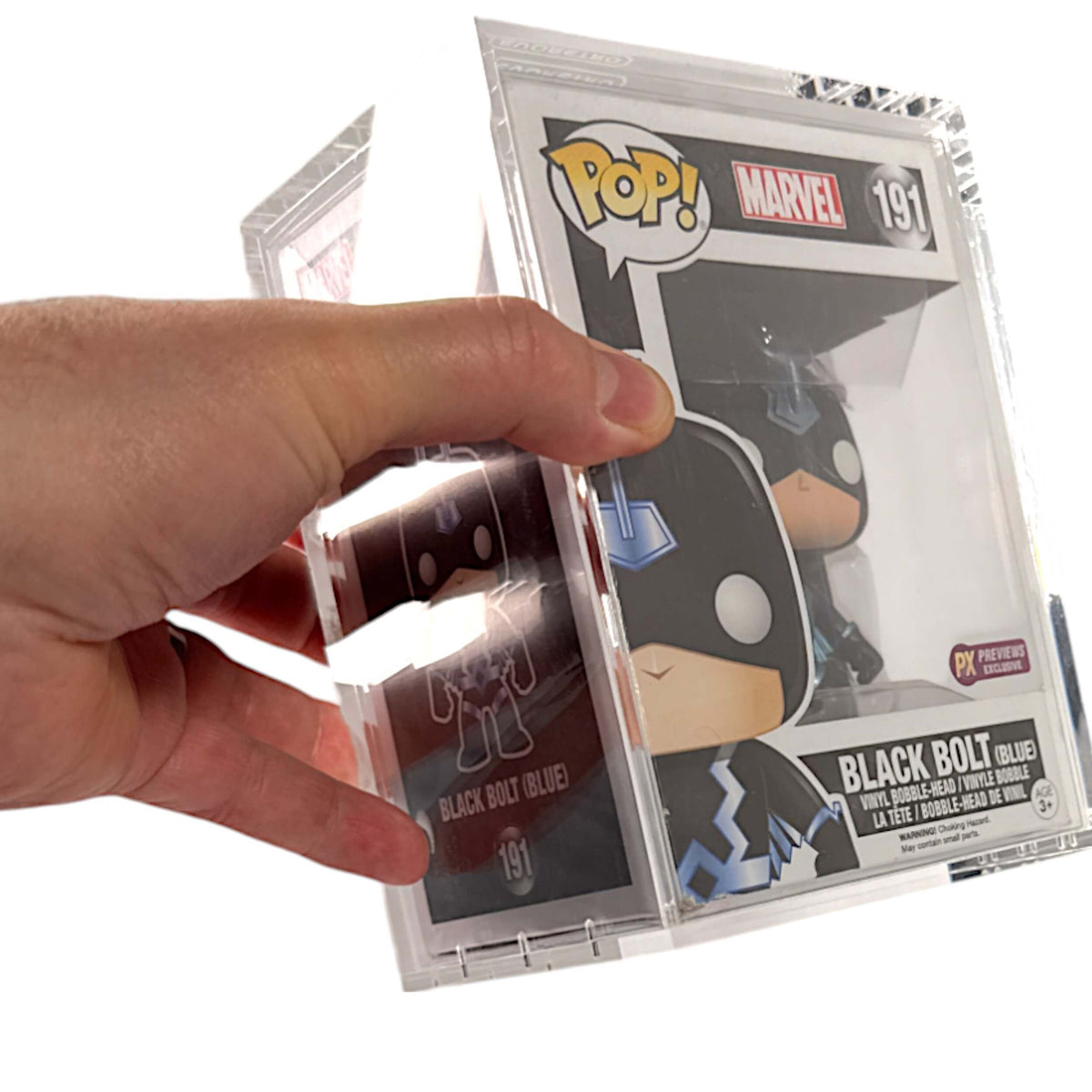 EVORETRO Acrylic Case Display for Standard size 4" Funko Pop Pack of 1