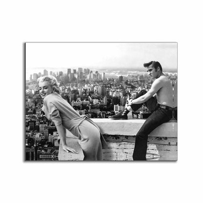 Canvas print Marilyn & Elvis - Wall Art Decor