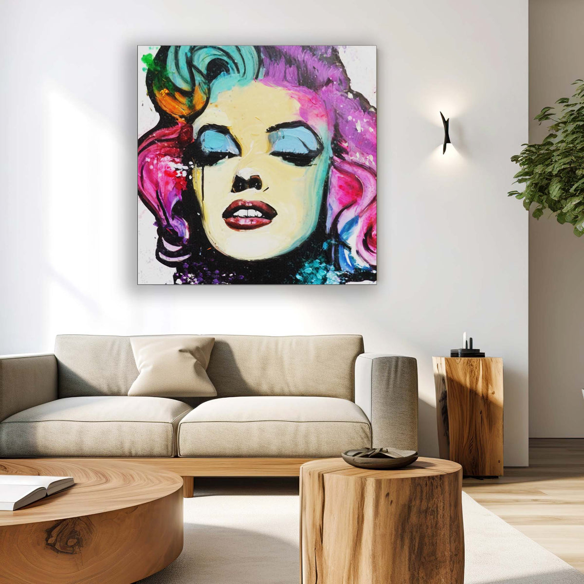 Wall Art -Marilyn in Urban Art