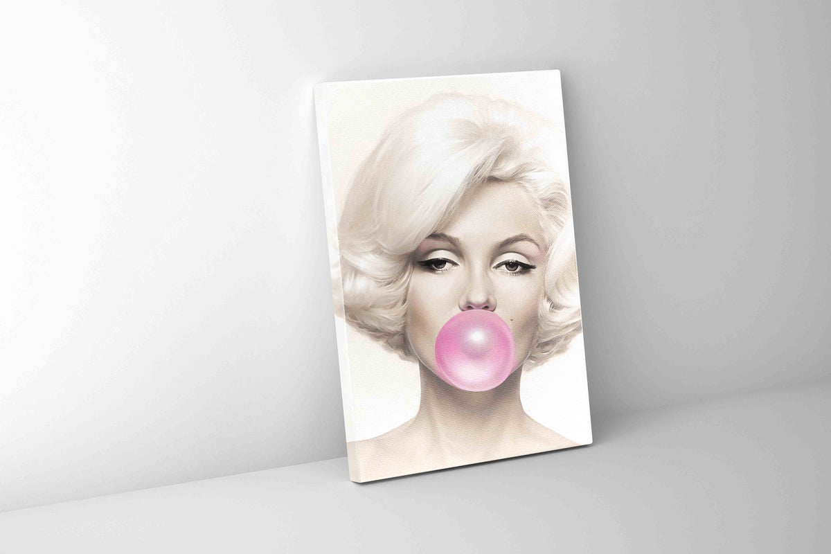 Marilyn en rose - Décoration murale