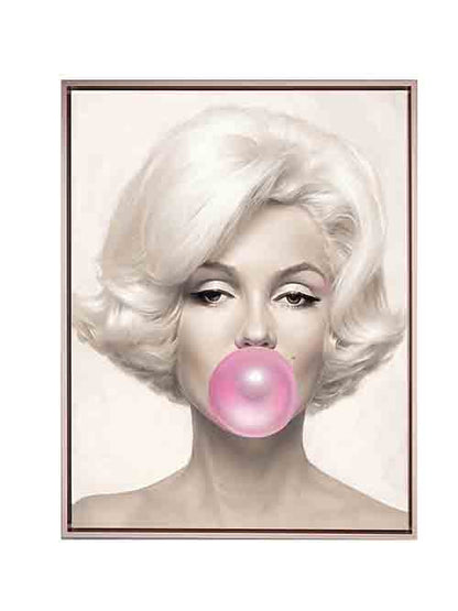 Marilyn en rose - Décoration murale
