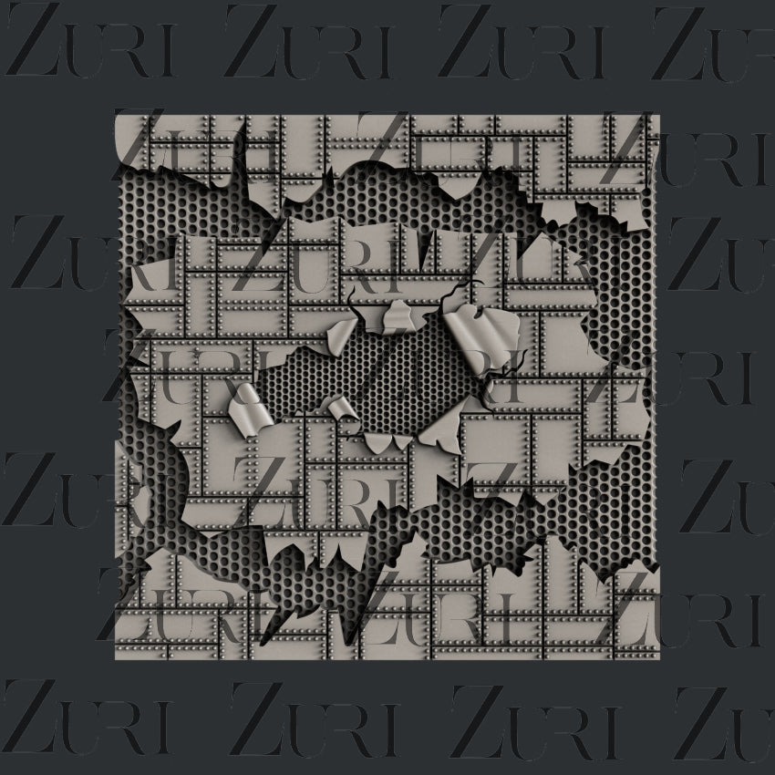 Plaque en métal Zuri Designs