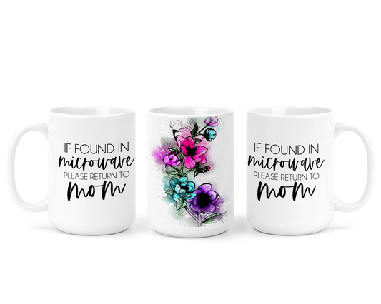 Si trouvé dans une tasse en céramique au micro-ondes