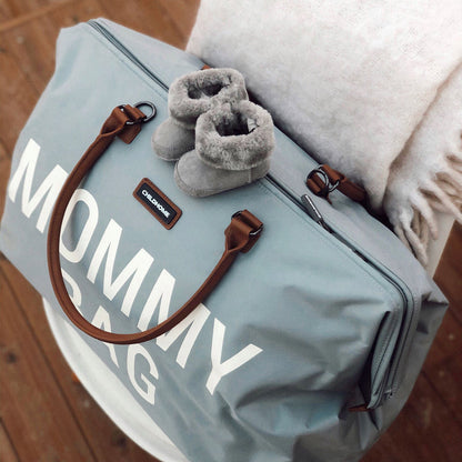 Sac à Langer Gris Élégant