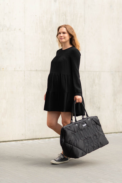 Sac à langer matelassé Cloud Comfort - Noir