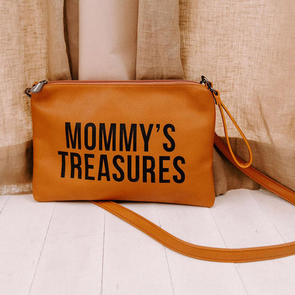 LES TRÉSORS DE MAMAN ASPECT CUIR MARRON