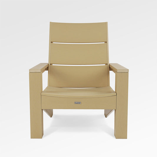 Chaise Muskoka moderne en polymère à 3 panneaux
