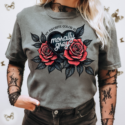 My Favorite Color Is Morally Grey T-shirt | Bookish Shirt