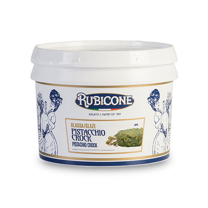 Pistachio Crock Glaze - 3 KG Bucket - Bakery and Pastry - Rubicone Canada - Ships Free Within Canada on Orders Above CAD $199