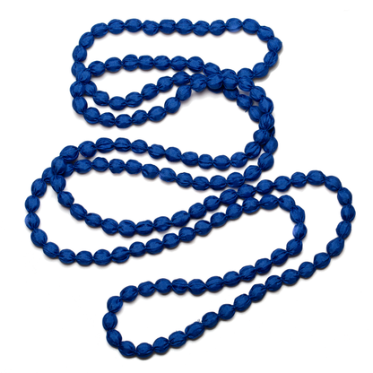Extra Long Fabric Ball Necklace