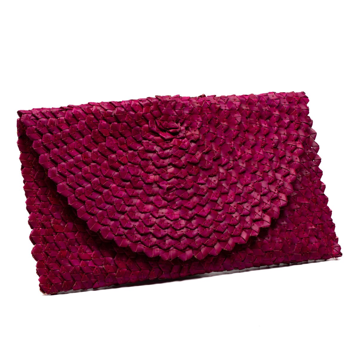 Pochette en feuille de pandan – Rose