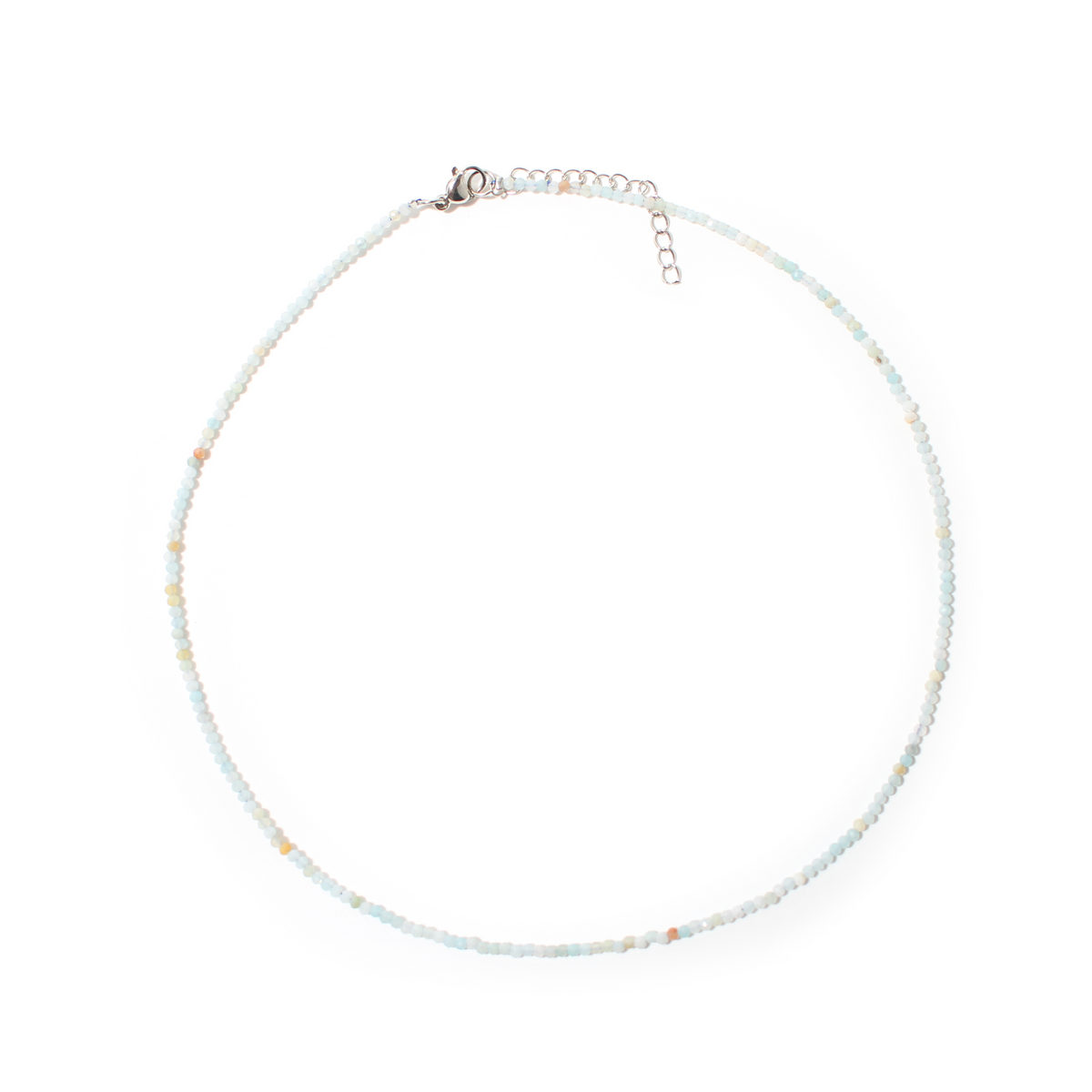 Amazonite Bead Necklace - 2-3mm