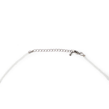 Rainbow Moonstone Bead Necklace - 2-3mm