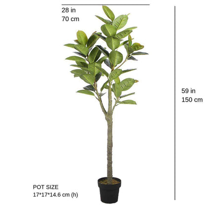Plante artificielle en caoutchouc Nero en pot 1,5 m