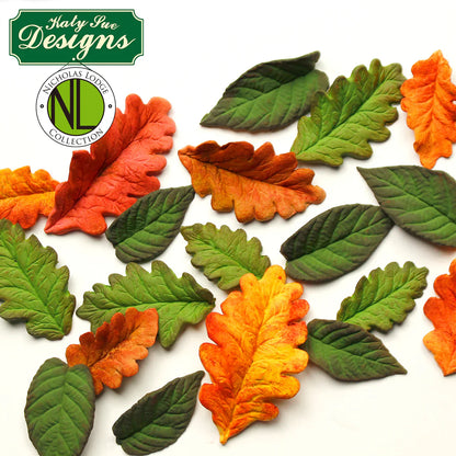 Flower Pro Blackberry and Oak leaves Silicone Mould