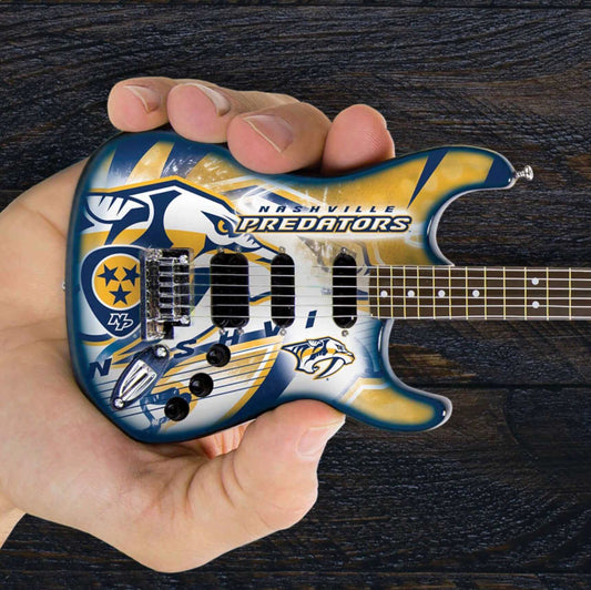 Mini-guitare de collection 10 po des Predators de Nashville