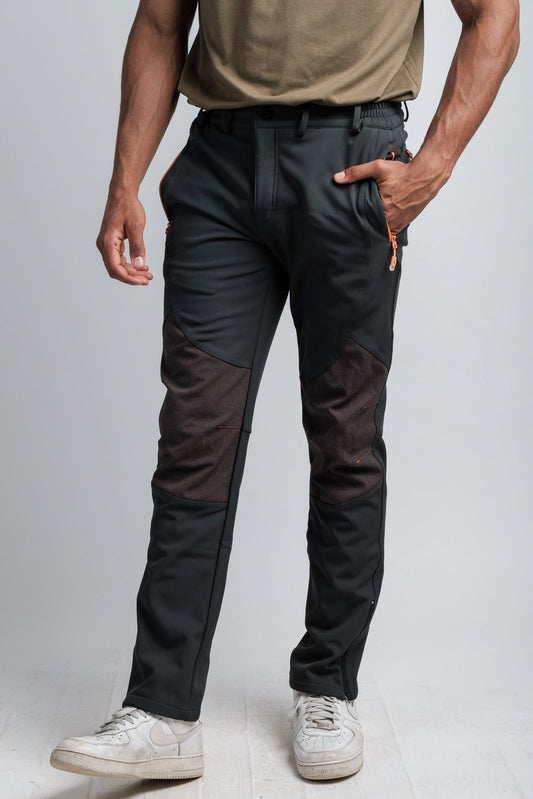Pantalon d'aventure imperméable gris pour hommes