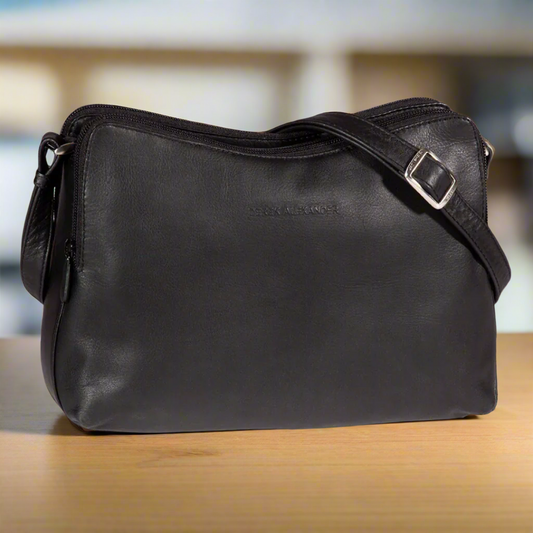 Derek Alexander Leather Crossbody Bag