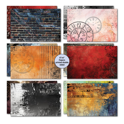 Pack de Cartes Texturées 6x4 Oh Texture 3Quarter Designs