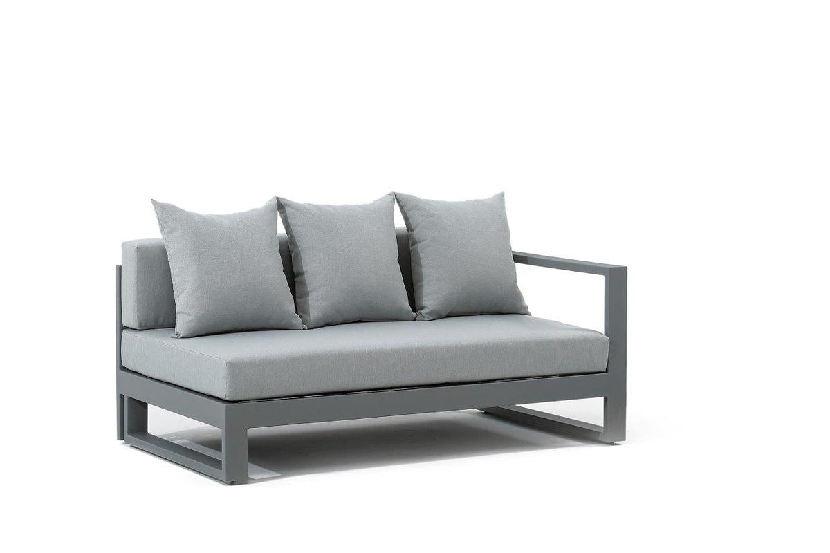 Sectionnel d'extérieur Oasis 3 pièces en aluminium