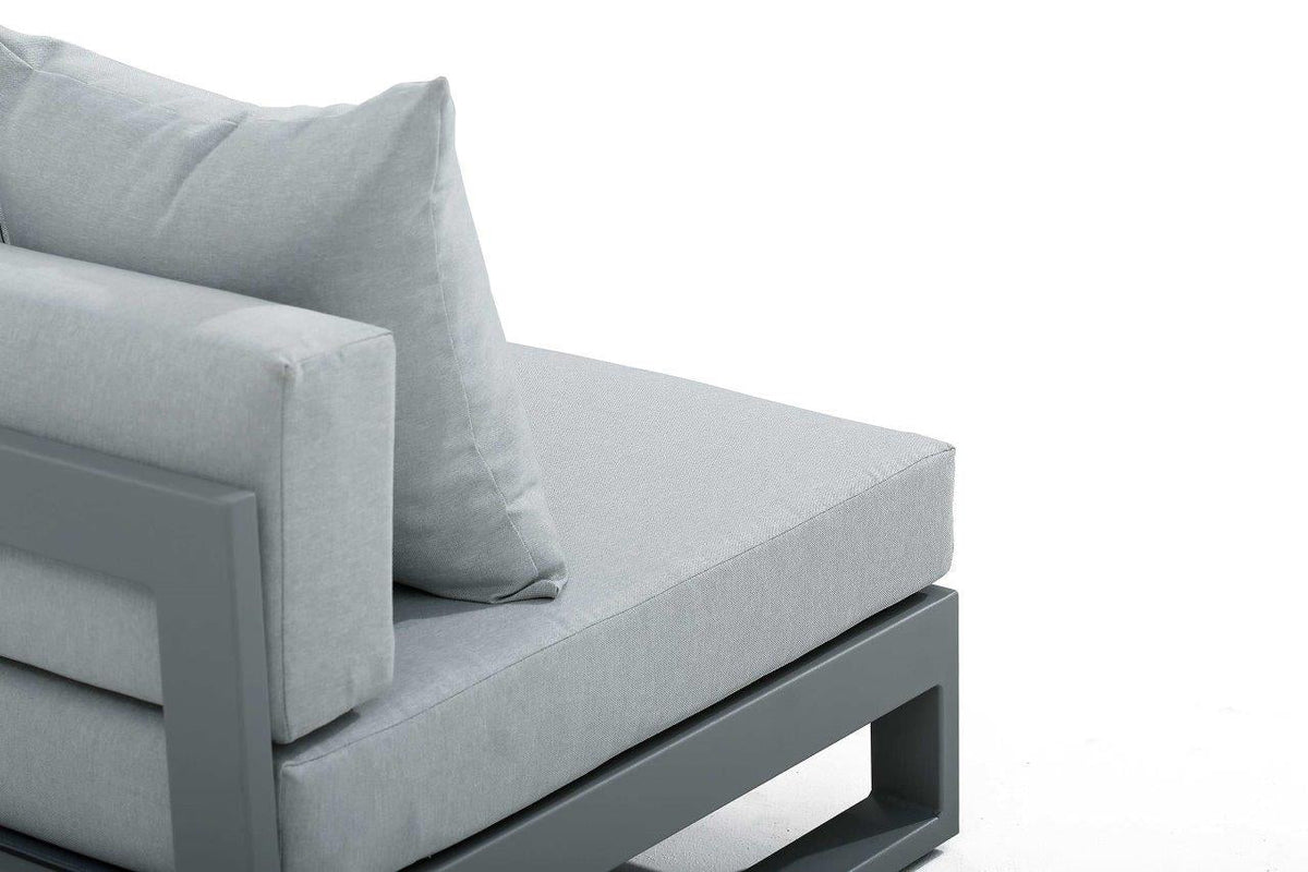 Sectionnel d'extérieur Oasis 3 pièces en aluminium