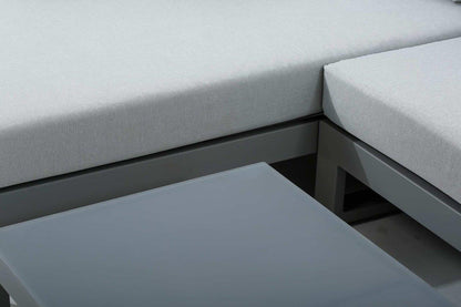 Sectionnel d'extérieur Oasis 3 pièces en aluminium