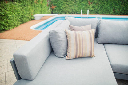 Sectionnel d'extérieur Oasis 3 pièces en aluminium