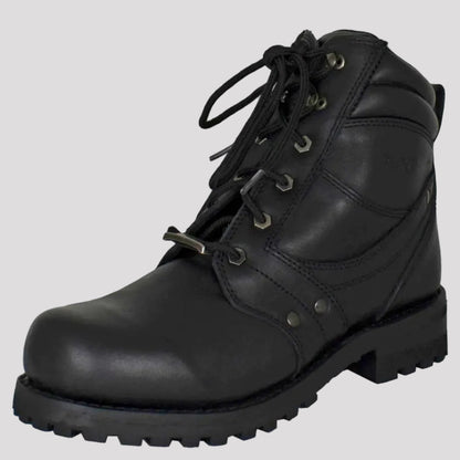 Open Road Men's 7" Lace-Up Motorcycle Boots