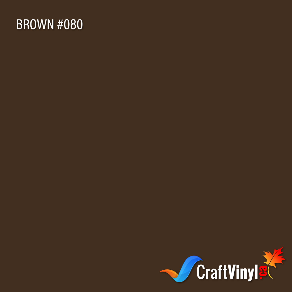 Oracal 651 Glossy Brown Vinyl #080 12''x5ft