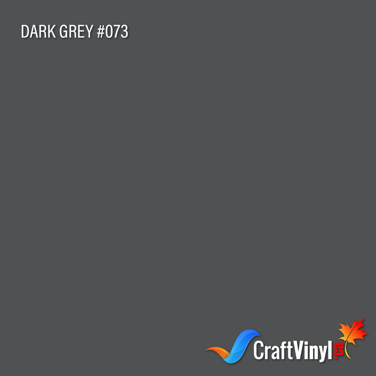 Oracal 651 Glossy Dark Grey Vinyl #073 12''x5ft
