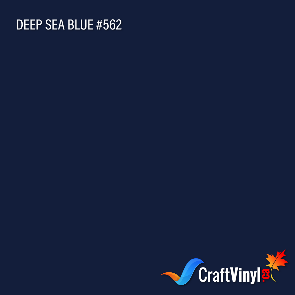 Oracal 651 Glossy Deep Sea Blue Vinyl #562 12''x5ft